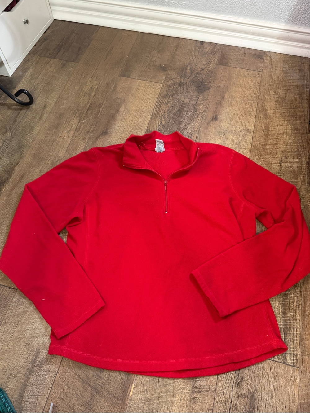 GAP Bright Red Half-Zip Sweater